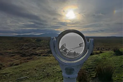 The Alcock and Brown crash landing site, Connemara