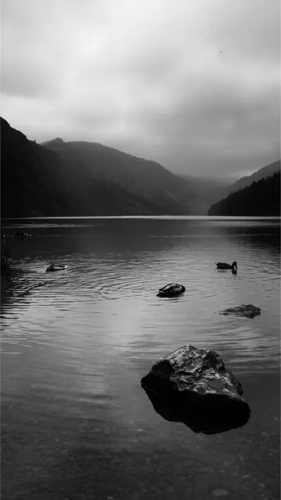 The lake at Glendalough, County Wicklow